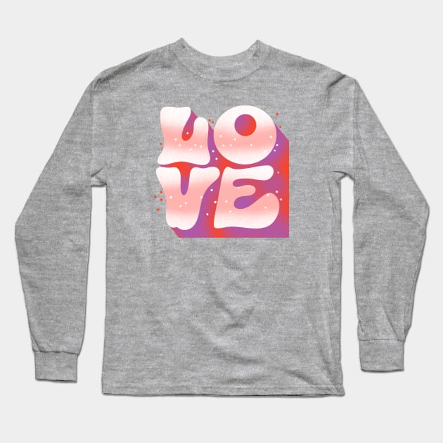 Love Long Sleeve T-Shirt by JordanKay